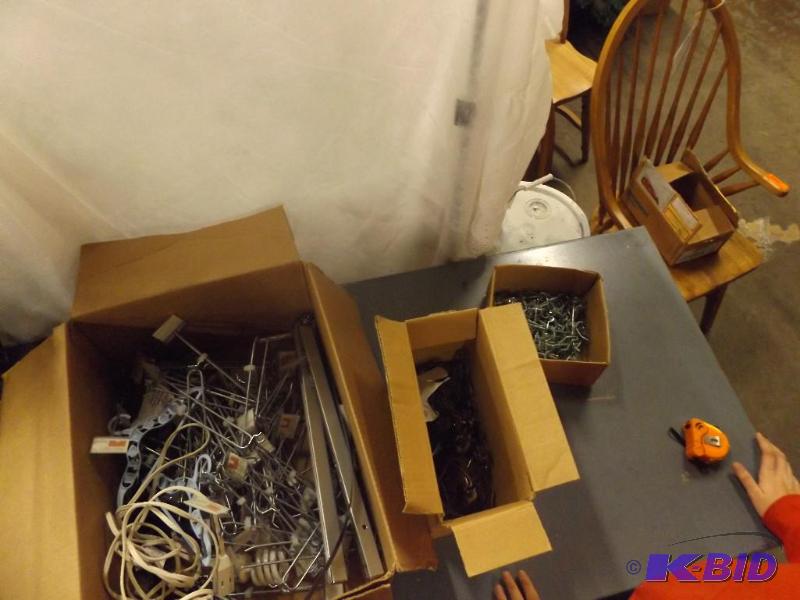 Misc peg board brackets, misc hardware...