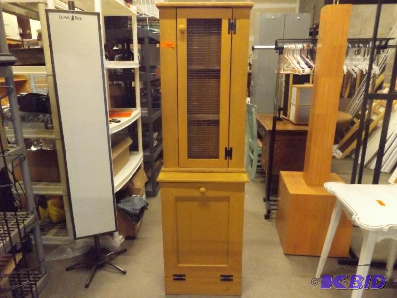 Storage Cabinet with top door and bottom pull...