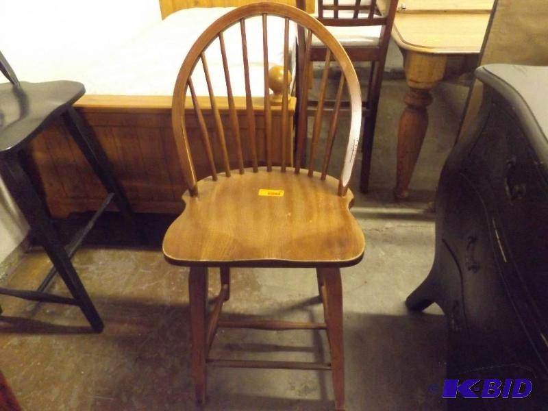 Wooden Chair, 40 tall, 24 seat height....