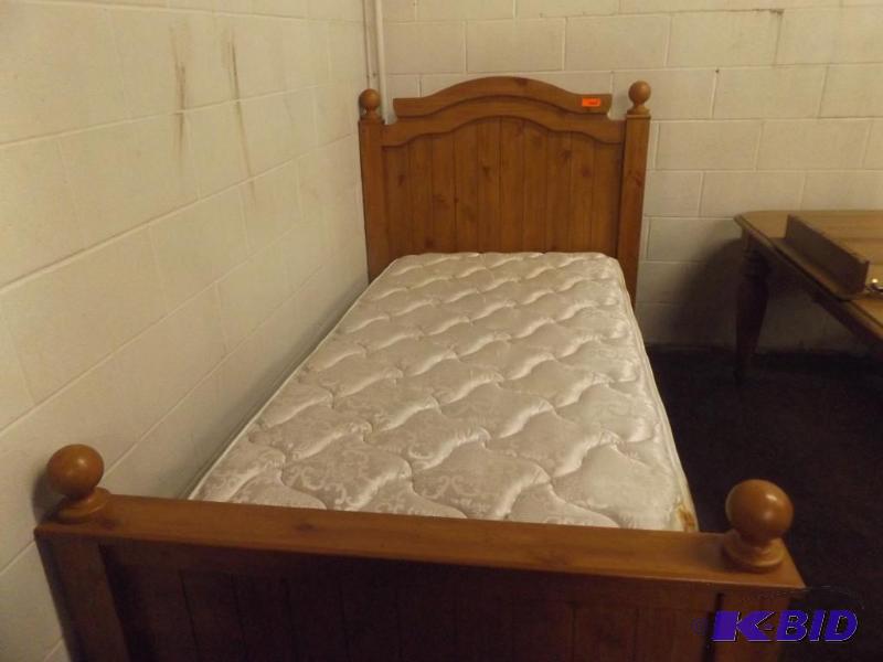 Twin size Frame, wood frame headboard and foo...