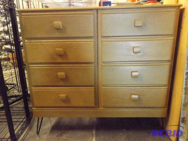 Dresser, 8 drawers. 43 tall x 14 deep x 4...