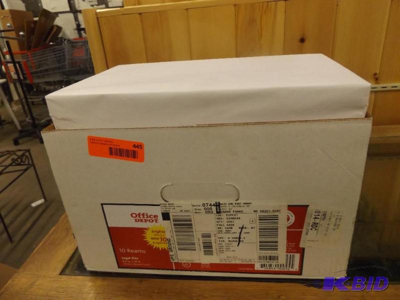 11 Reams of white copy paper 8.5 x 14 leg...