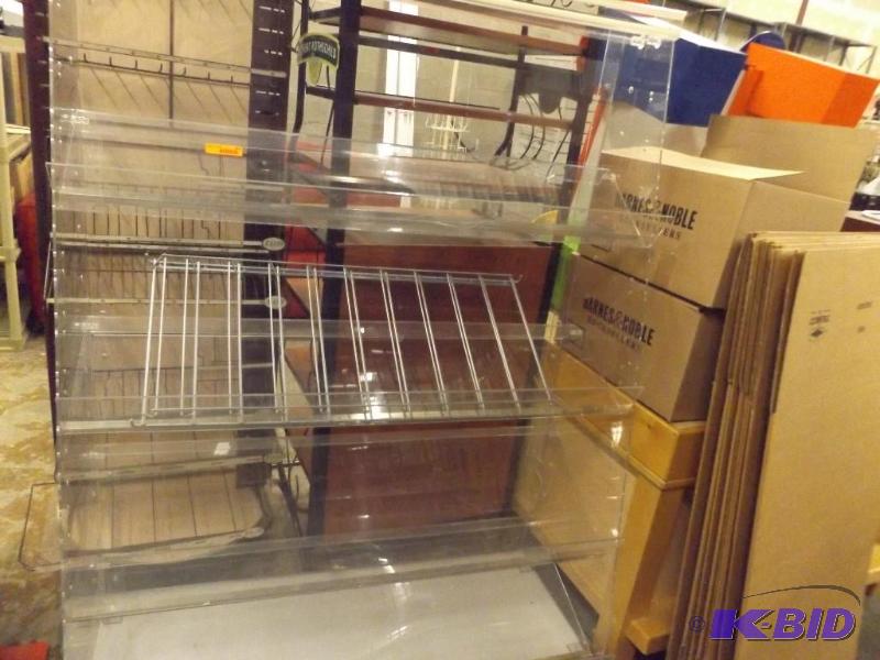 Plastic Display Stand. 64 tall. 4 plastic s...