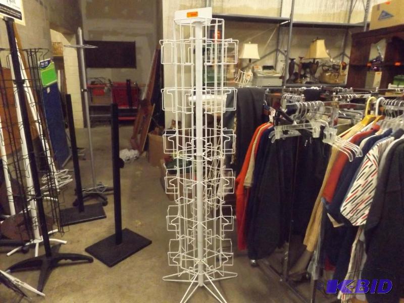 Metal Display Rack, approx 6 tall...