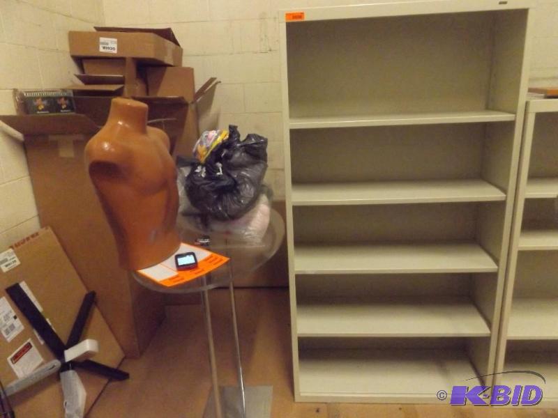 Metal Shelving Unit. 66 tall x 35 wide x ...