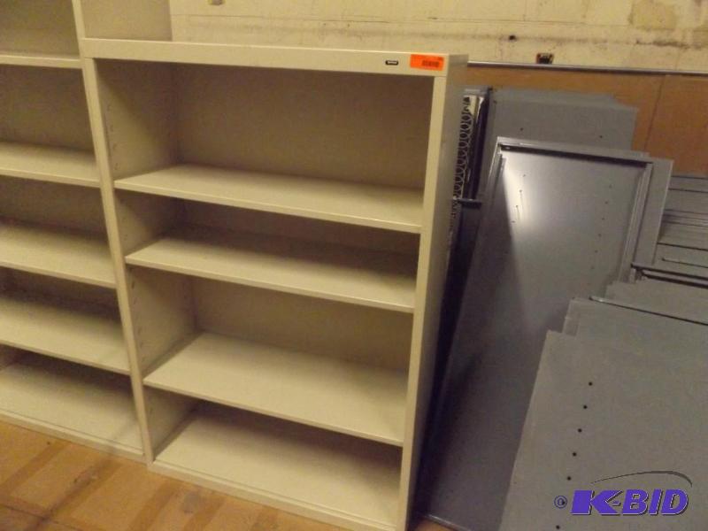 Metal Shelving Unit, 53 tall x 35 wide x ...