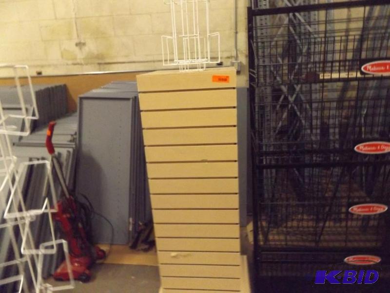 Wood display cube. 54 tall...
