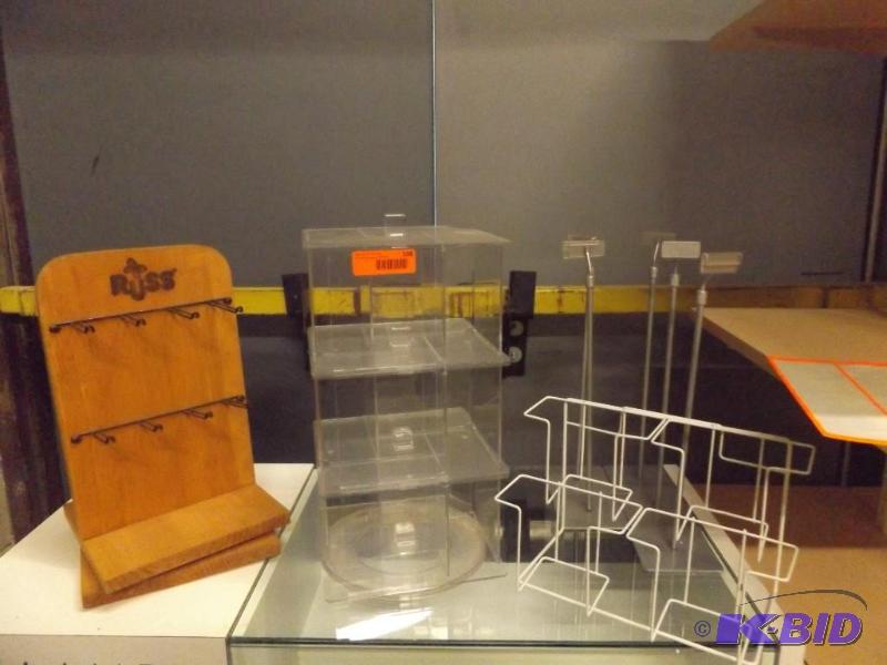 Four small table top display units...
