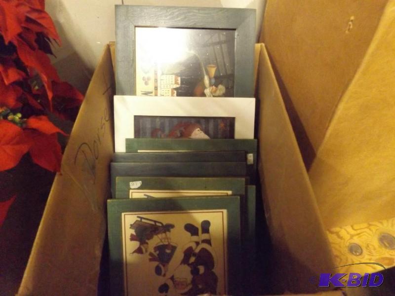 Box of Christmas pictures...