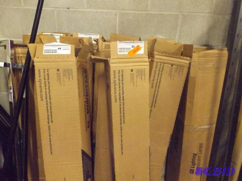 11 boxes of florescent light bulbs...