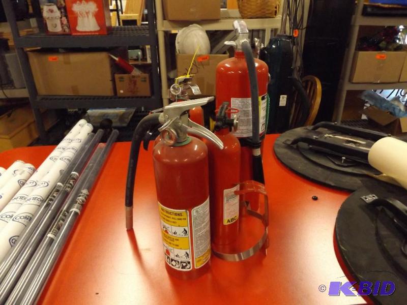 4 Fire Extinguishers...