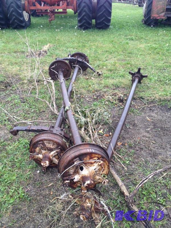 lot 111 image: 3 Axles...
