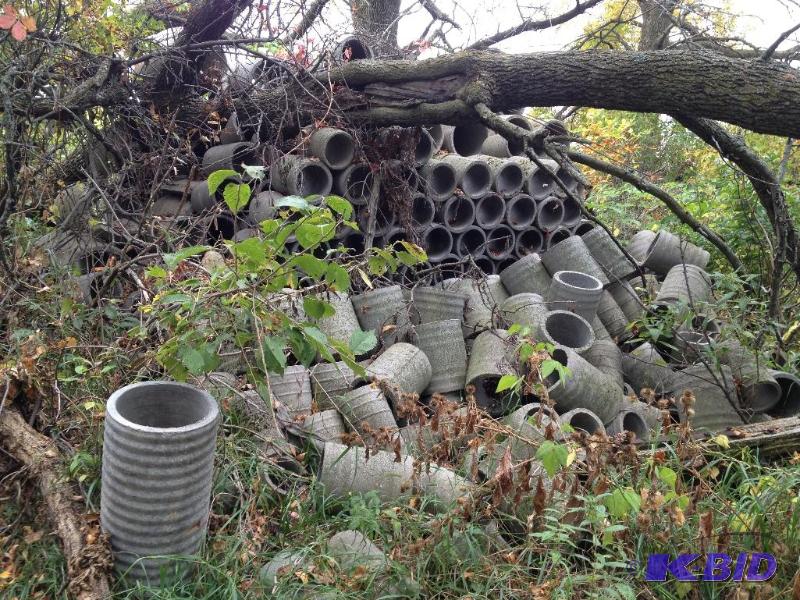 lot 130 image: Concrete Irrigation Pipe  NO Shipping or Remo...