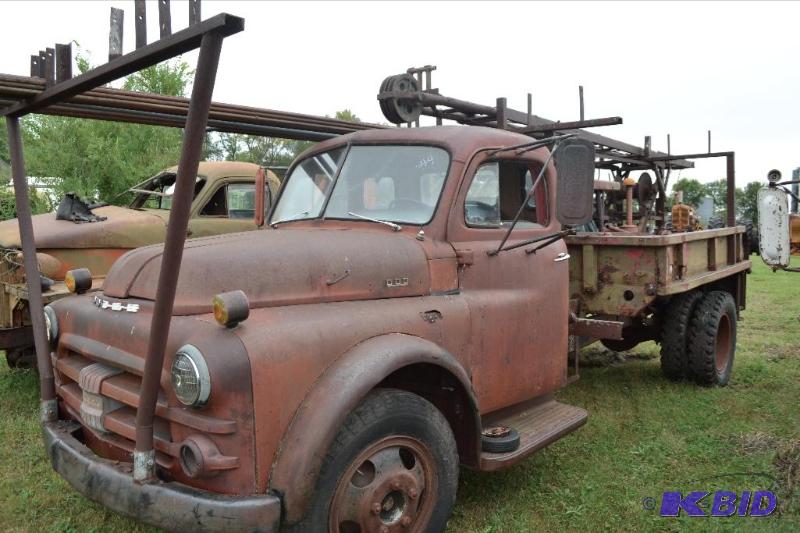 1951 dodge 1 1 2 ton well rig kruize farm vintage trucks tractors cars implements etc k bid 1951 dodge 1 1 2 ton well rig kruize