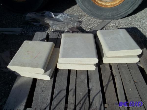 COTTONWOOD LIMESTONE BULLNOSE CAP  8 PCS...