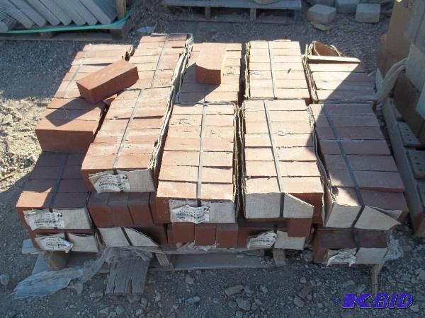 MARION CERAMICS 4 X 8 RED CLAY PAVER  140 PCS...