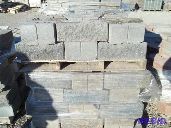 CHARCOAL RETAINING WALL  54 PCS  2 PALLETS  W...
