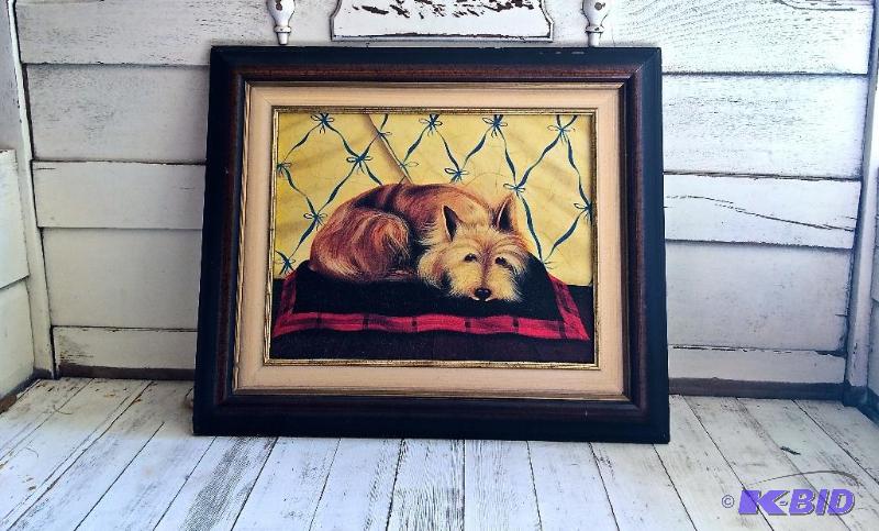 Original oil of a dog
