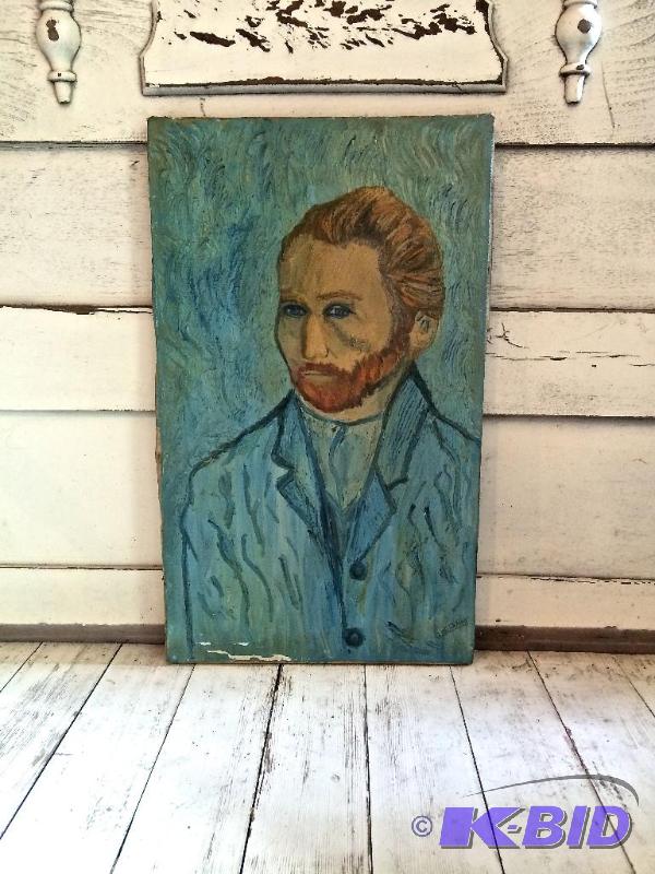 Hand Painted version of Famous art looks OLD