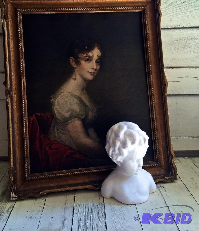 Fun cast head of cherub