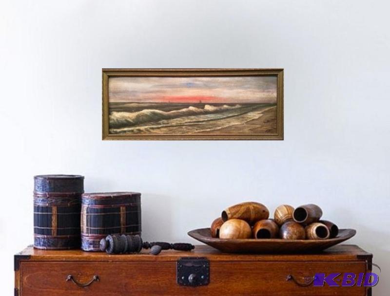 lot 18 image: Antique Oil Framed & Signed