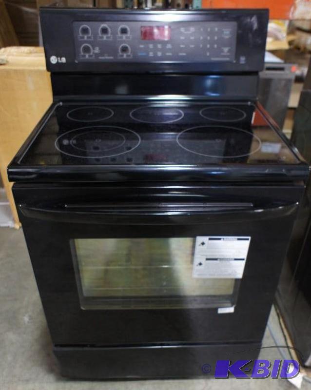 New LG Stove Model # (LRE3083SB) 6.3 Cu. Ft. ...