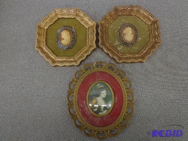 3 Wall Plaques 2 Wall Cameo Plaques &nbsp&nb...