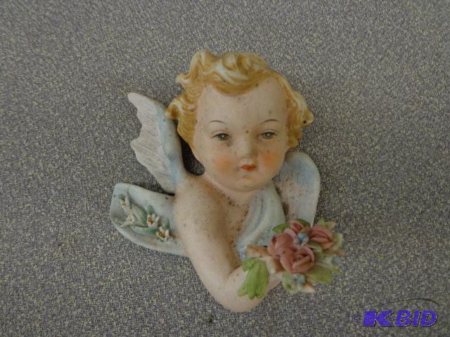 Neat Wall Porcelain Figurine Angel wall decor...