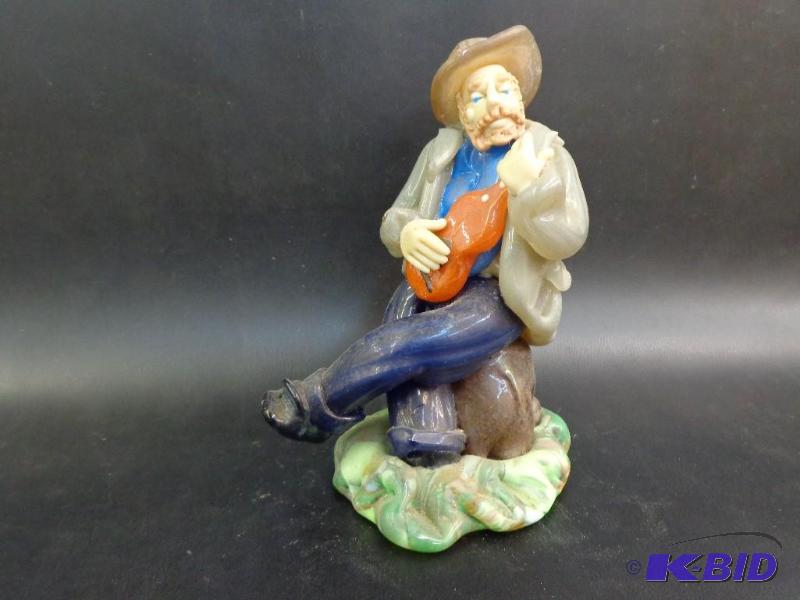 Occupational Czech Glass Figurine 7&quot Tal...