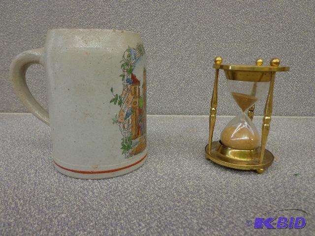Coffee Mug &amp Hour Glass Sand Timer Neat m...