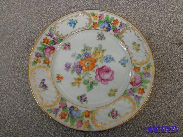 Dresden Schumanns Bavarian Plate 7&quot diam...
