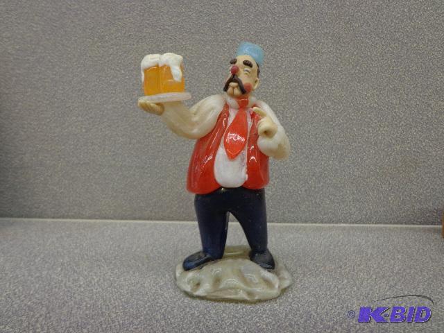 Occupational Czech Glass Figurine 8&quot Tal...
