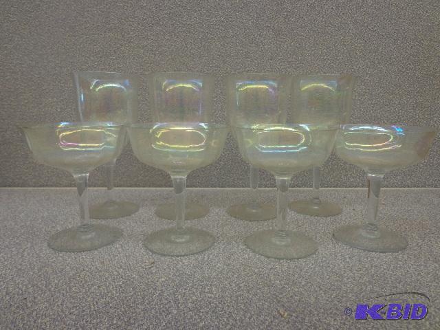 Wine Glasses (4) 3 34&quot x 3 12&quot gl...