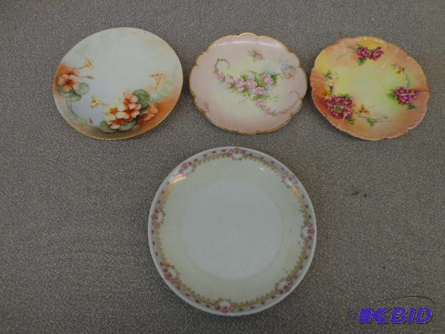 4 Plates Bavarian plate 6 34&quot dia. Lim...