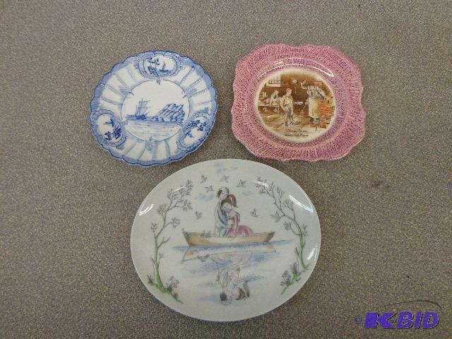 3 Plates Rosenthal Germany 7 12&quot x 6 1...