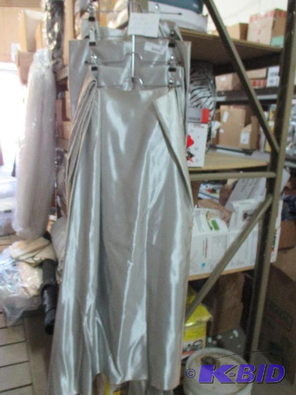Pewter 12 ft pipe &amp drape curtains...