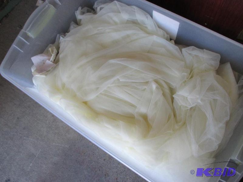 ivory chiffon pieces...