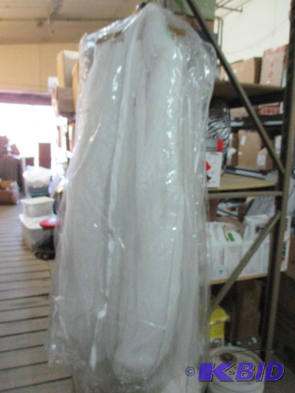 3 groups of tulle ceiling drapeings with ligh...
