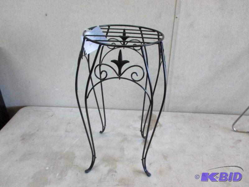 wrought iron plant stand...