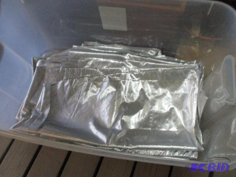 pipe &amp drape curtain 18 8ft silver lame...