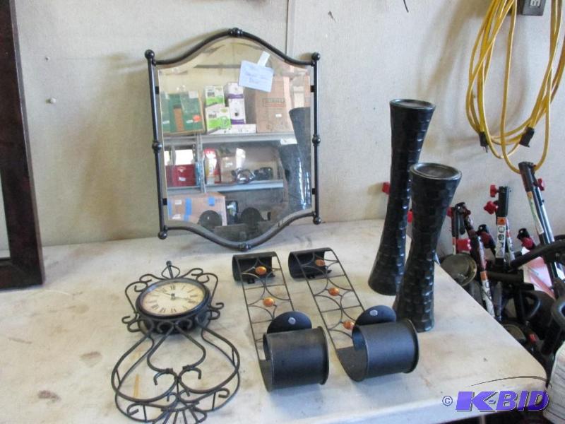 misc wrought iron decor...