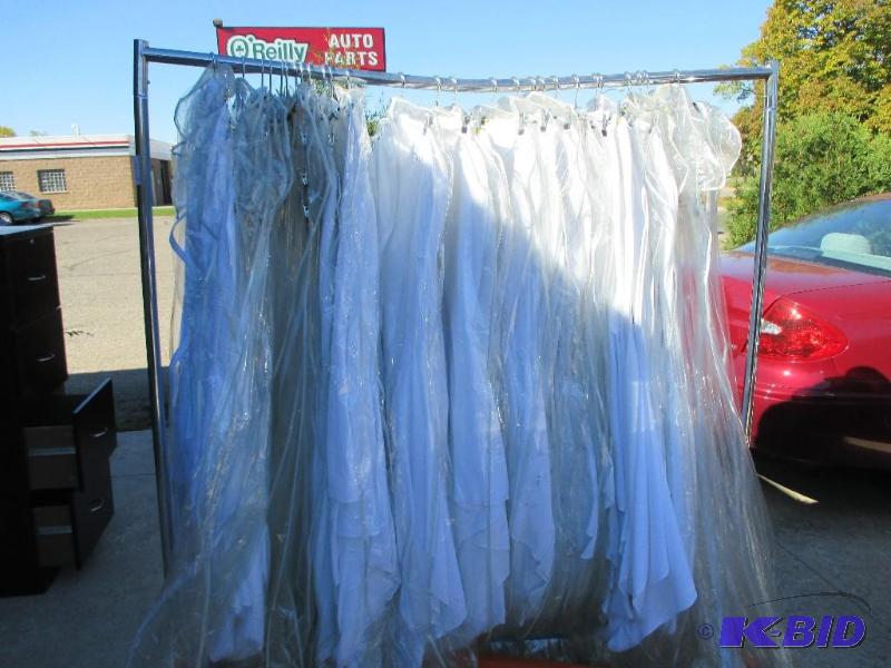 chair covers, approx 132, some extra hangers...