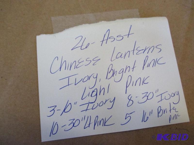 26 chinese lanterns...