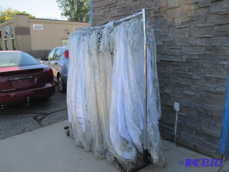 rolling hanging rack...