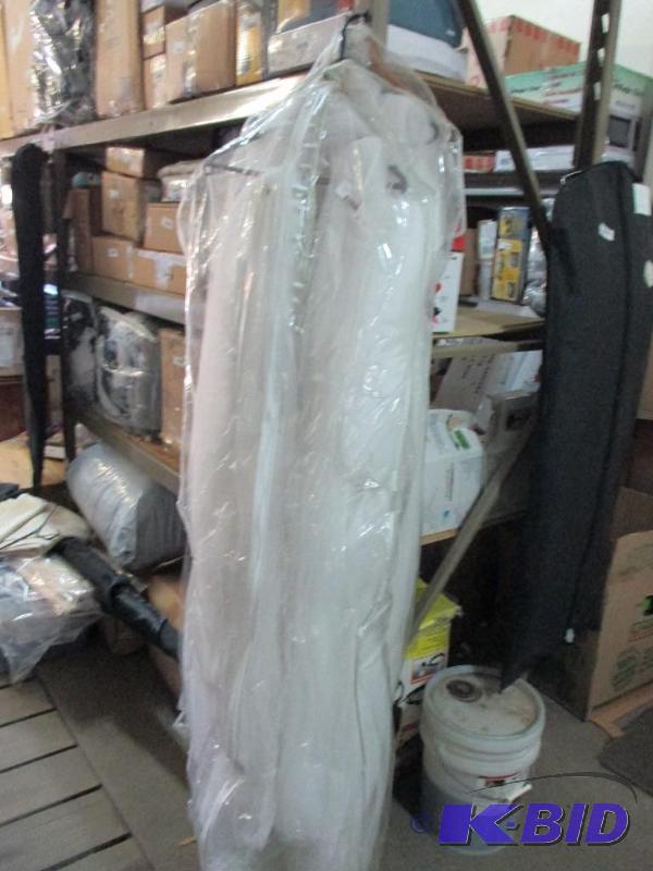 3 groups of tulle ceiling drapeings with ligh...