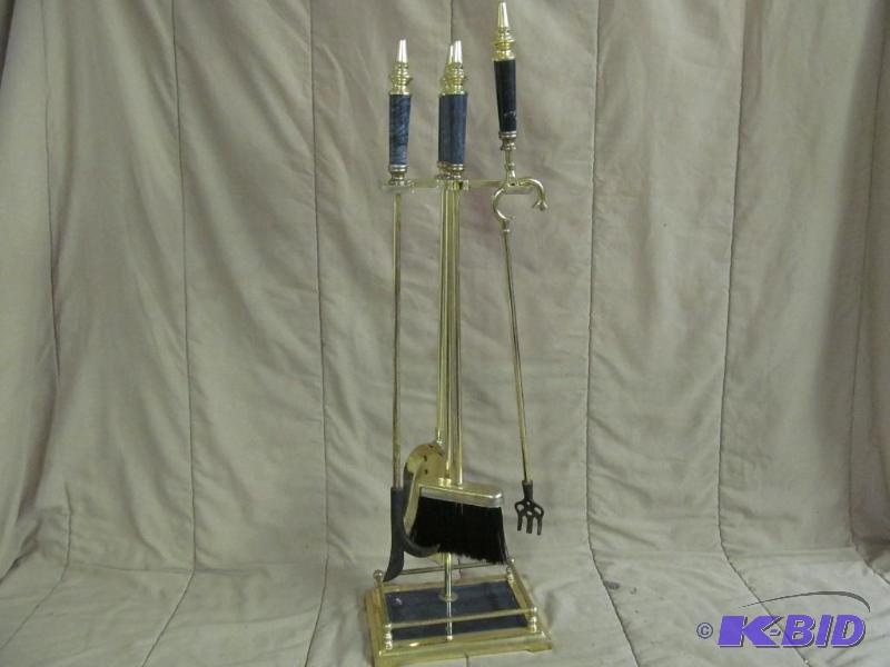 lot 99 image: Fireplace set