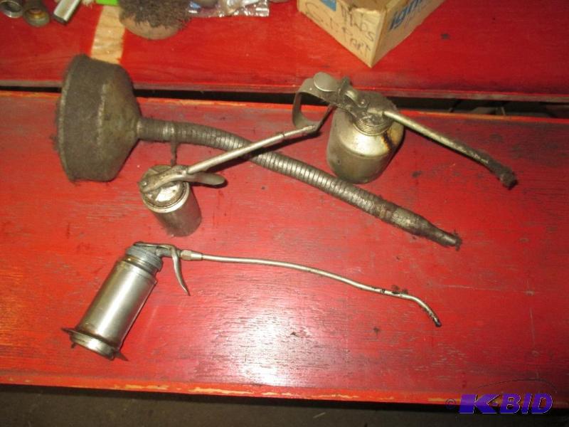 Oil Funnel and Oil Gas Cans