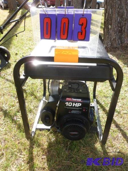 lot 3 image: Colemanpowermate 6250 gas generator. 110 vol...