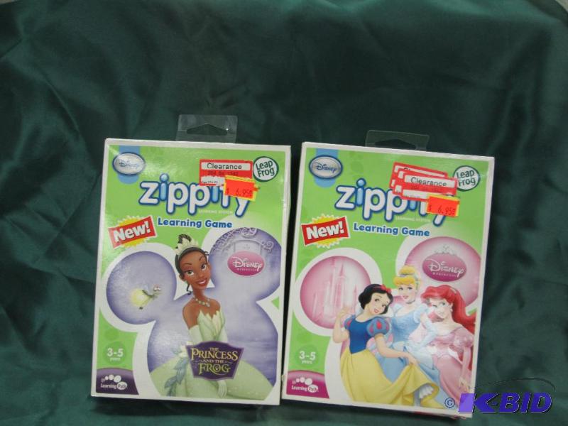 Qty 2 Disney Zippity Learning game 3-5 years ...