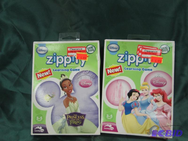 Qty 2 Disney Zippity Learning game 3-5 years ...